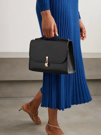 Gabriela Hearst Leonora Small Nappa Leather Top-handle Bag In Black