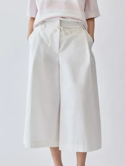 Jacquemus Drawstring Casual Pants In White