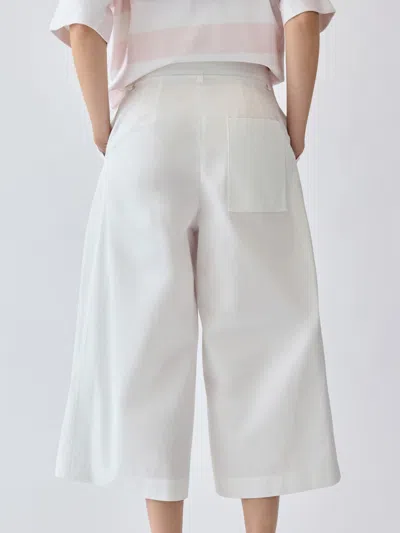 Jacquemus Drawstring Casual Pants In White