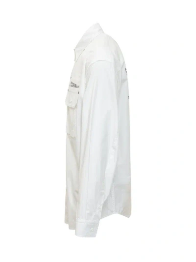 Off-white Type Arrow Overshirt In White