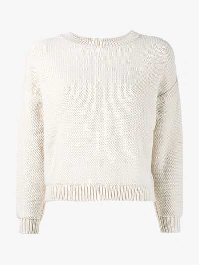 Shop Vince Crew Neck Ribbed Jumper