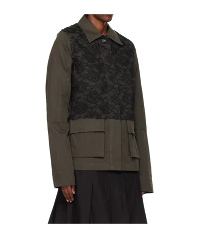 Our Legacy Split Collar Casual Jacket In Black