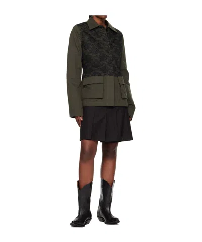 Our Legacy Split Collar Casual Jacket In Black