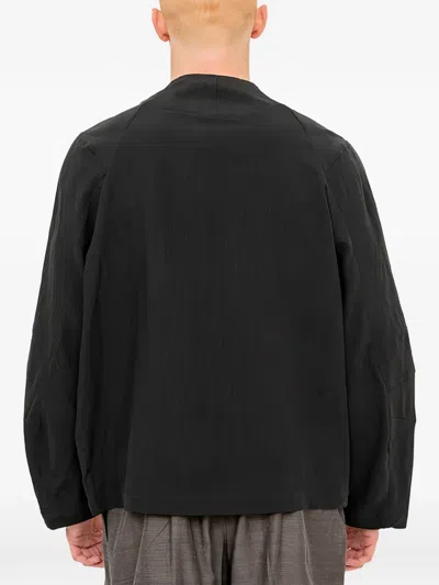 Devoa Raglan-sleeve Jacket In Black
