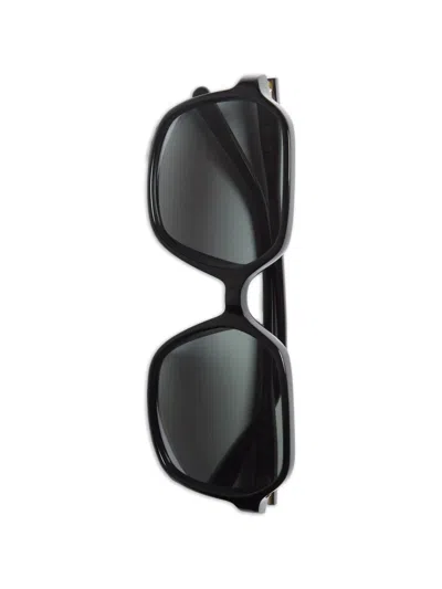 Valentino Rectangular Acetate Sunglasses In Pink