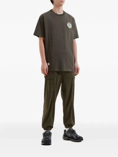 Chocoolate Graphic-patch T-shirt In Brown