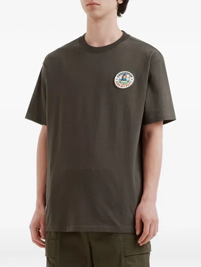 Chocoolate Graphic-patch T-shirt In Brown