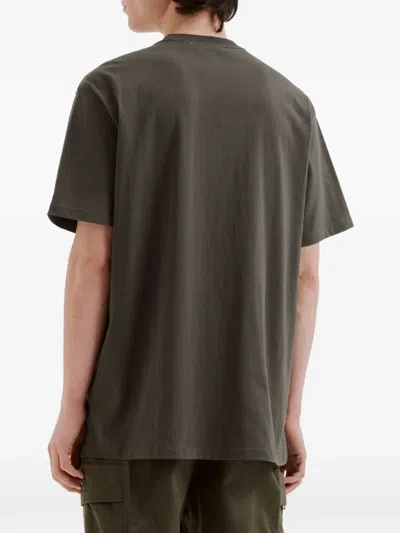 Chocoolate Graphic-patch T-shirt In Brown