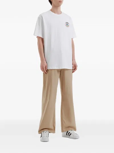 Chocoolate Logo-patch T-shirt In White