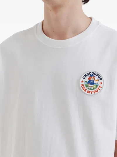 Chocoolate Logo-patch T-shirt In White