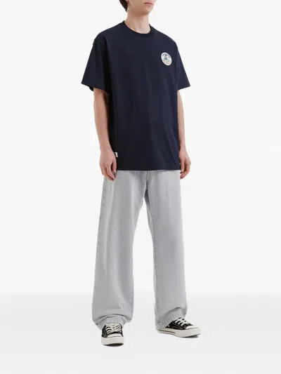 Chocoolate Logo-patch T-shirt In Blue