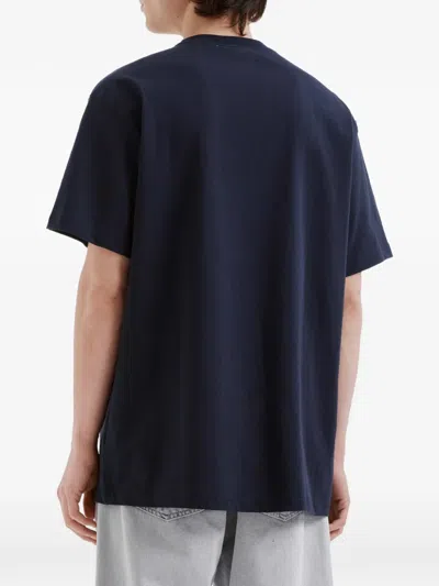 Chocoolate Logo-patch T-shirt In Blue