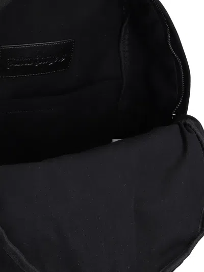 Palm Angels Logo-patch Backpack In White