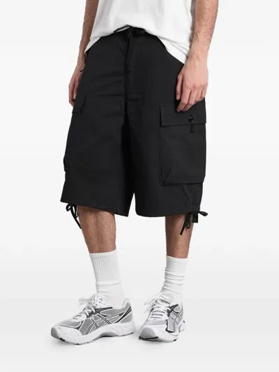 Peacemaker Oamc Drawstring Cargo Shorts In Black