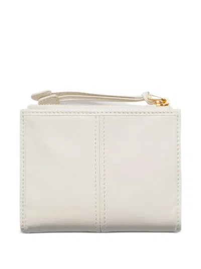 Prada Small Leather Wallet In Pink