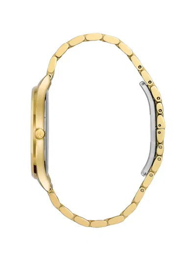 Bulova Classic Mens Gold Tone Stainless Steel Bracelet Watch 97d108 ...