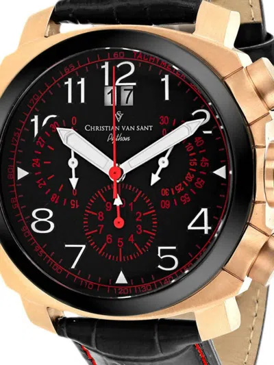 Christian Van Sant Grand Python 48mm Watch In Metallic