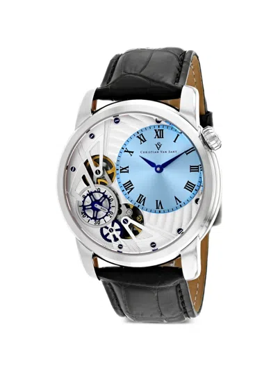 Christian Van Sant Sprocket Auto-quartz Blue Dial Mens Watch Cv1543