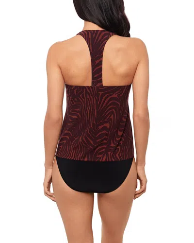Magicsuit Solid Taylor Underwire Tankini In Brown