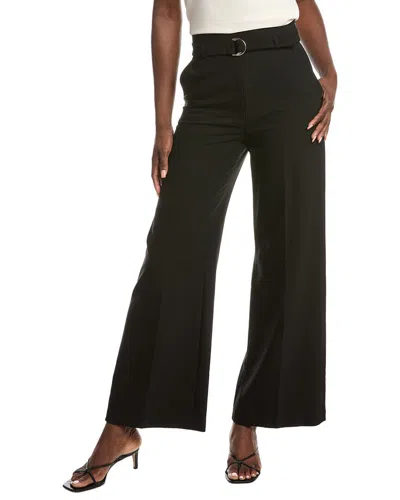 Maje Belted Pant In Black