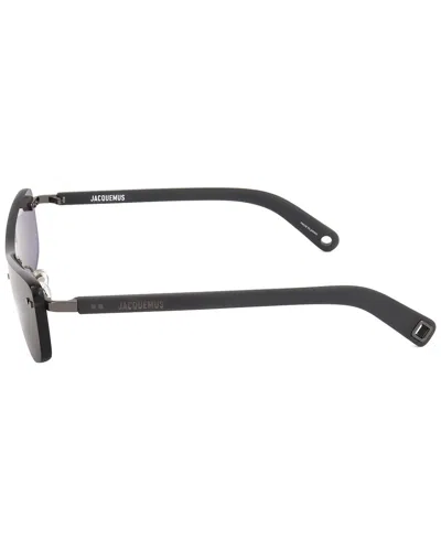 Jacquemus Mirada Rectangular Sunglasses In Brown