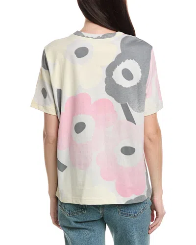 Marimekko Ae Erna Unikko T-shirt In Gray