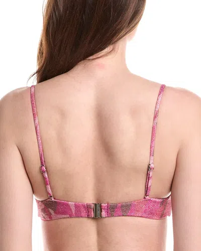 Ramy Brook Sparkle Mona Bikini Top In Multi