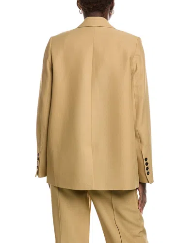 Co Boxy Wool-blend Blazer In Brown