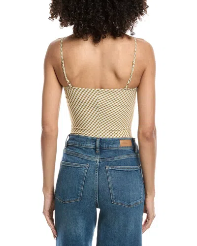 Commando Classic Print Straight Cami Bodysuit In Gray