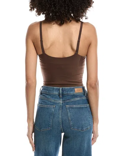 Commando Zone Smoothing Bodysuit In Brown