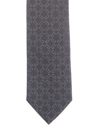 Givenchy Monogram 1972 Silk Tie In Gray