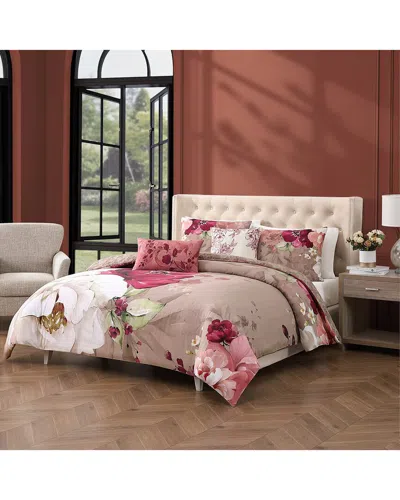 Bebejan 220 Thread Count Florence Reversible Comforter Set In Multi