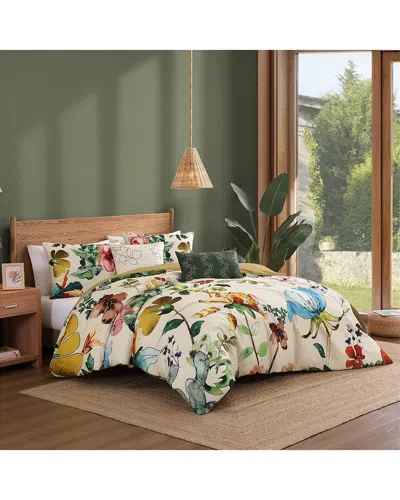 Bebejan 220 Thread Count Radiance Reversible Comforter Set In Multi