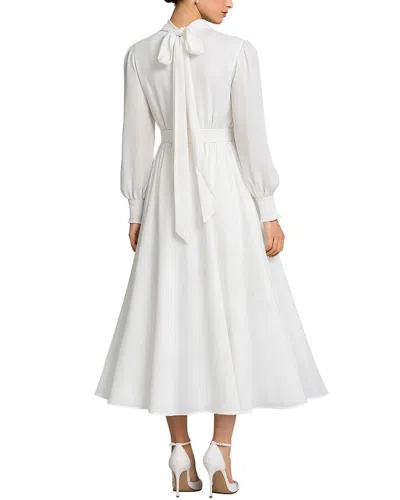 Leon Gori Solid Maxi Dress In White