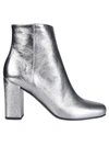 SAINT LAURENT Saint Laurent Metallic Ankle Boots,457697DTXNN1280