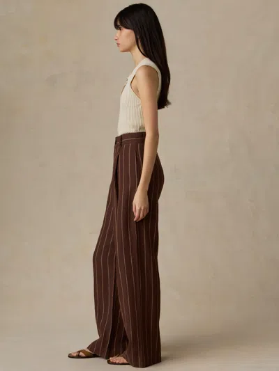 Faherty Sun Strider Pleated Pants In Multi
