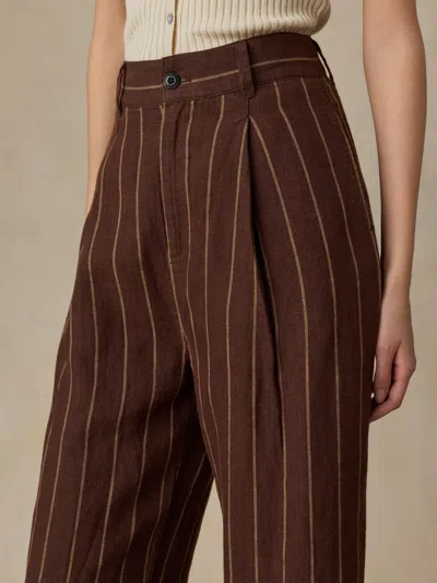 Faherty Sun Strider Pleated Pants In Multi