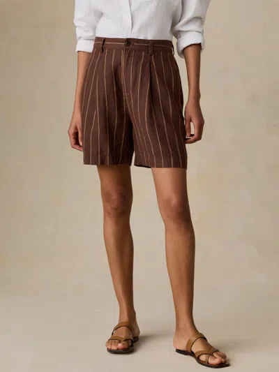 Faherty Sun Strider Pleated Short In Multi