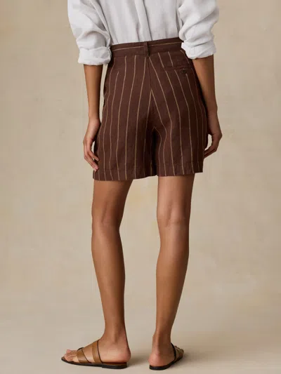 Faherty Sun Strider Pleated Short In Multi