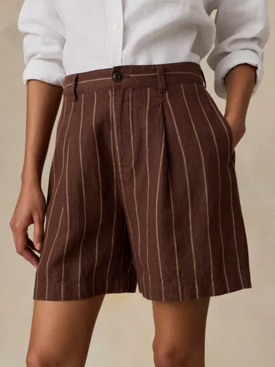 Faherty Sun Strider Pleated Short In Multi