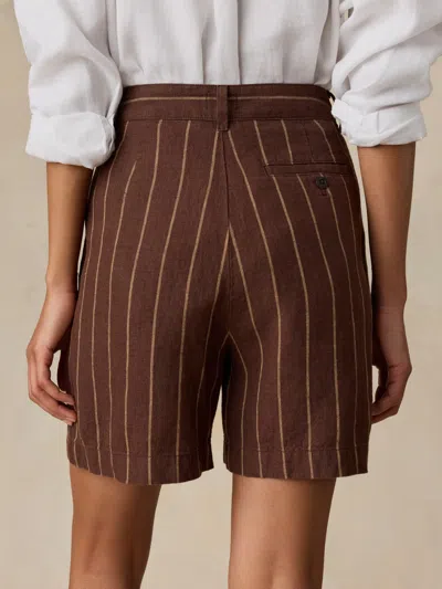 Faherty Sun Strider Pleated Short In Multi