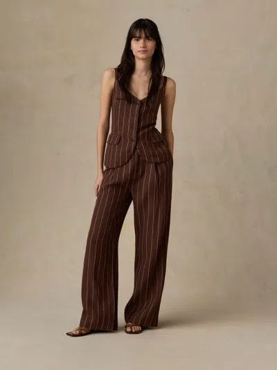 Faherty Sun Strider Milo Vest In Multi