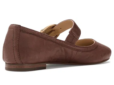 Frye Carson Mary Jane Flat In Brown