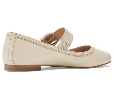 Frye Carson Mary Jane Flat In Neutral