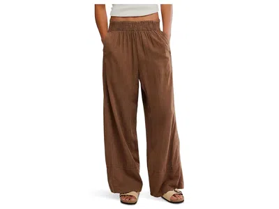 Free People Days End Pull On Pants In Brown