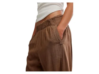 Free People Days End Pull On Pants In Brown