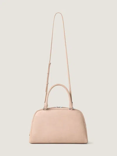 Givenchy Antigona East-west Medium Suede Top Handle Bag In Pink