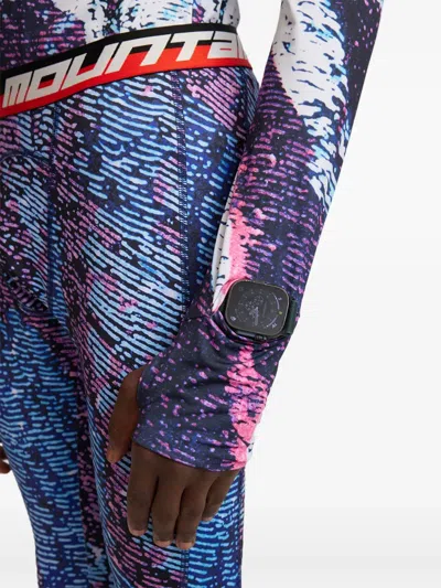 Aztech Mountain Patterned Performance Trousers In Blue