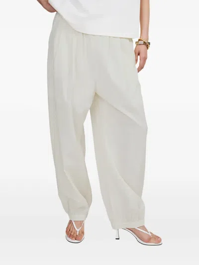 Recto Elasticated-waist Track Pants In Neutral