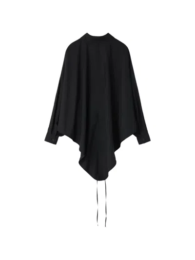 Recto Oversized Top In Black